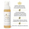 Bee Naturals Self Foaming Face Wash - Light, Foamy Cleanser for Oily & Troubled Skin - Soothes Inflammation - Rose, Grapefruit, Tea Tree and Lavender Essential Oils Plus Feverfew Extract - 8floz