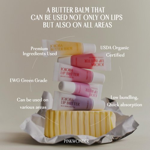 PINKWONDER Jojoba Lip Butter (Rose Plum 03)