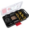 Grommet Kit, NEU MASTER 3/8" and 1/2" Solid Brass Grommets with Eyelets Setting Tool and Storage Box, NH1003K