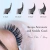 Lash Extension Classic Volume Eyelash Extensions 0.07 CC Curl 13mm Individual Lash Extensions Single Eyelashes Soft Matte Black Volume Lashes Extension Professional Salon Use