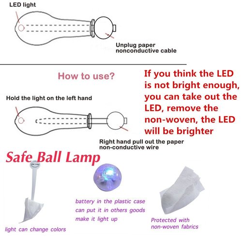 20 LED Light Up Balloons Mixed Colors Flashing Lasts 24 Hours Glow in the dark for Birthday Glow Party Favors Supplies Wedding Halloween Christmas Decorations