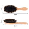 Flair Brush Pure Boar Bristle Hair Brush - Bamboo Handle