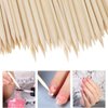 300 Count Orange Wood Stick 4.5 inch Cuticle Pusher Remover Orangewood Cuticle Sticks Nail Art Manicure Pedicure Sticks Orange Sticks for Nails
