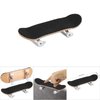TOPINCN Mini Finger Skateboard, Fingerboard, Finger Skateboards, Wooden Finger Board Sport Training Props in Light Brown with Ball Bearings Wheels Alloy Fingerboards