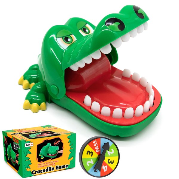 Upgraded Crocodile Toys Dentist Game for Kids, Alligator Game Push Teeth Down, Crocodile Teeth Game Funny Board Games