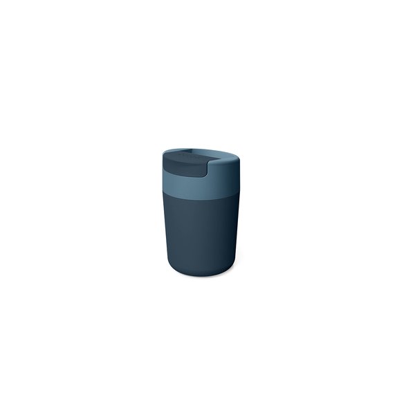 Joseph Joseph Sipp™ Travel Coffee Mug with Flip-top Cap - 340 ml (12 fl. oz) - Blue