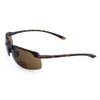 VITENZI Bifocal Sunglasses Semi Rimless Wraparound Reading Sun Tinted Glasses with Readers - Monza in Tortoise 2.00