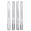 4 pack 5ml Transparent Twist Pens for Cuticle Oil Applicator, Empty Nail Oil Pen with Brush Tip, Cosmetic Lip Gloss Container Applicators Eyelash Growth Liquid Tube