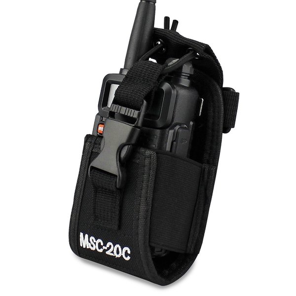 abcGoodefg 3 in1 Radio Holder Holster Case Pouch Bag for GPS Kenwood Motorola baofeng UV5R UV82 UV5RA 888S Retevis H777 Two Way Radio Walkie Talkie MSC 20C (1Pack)