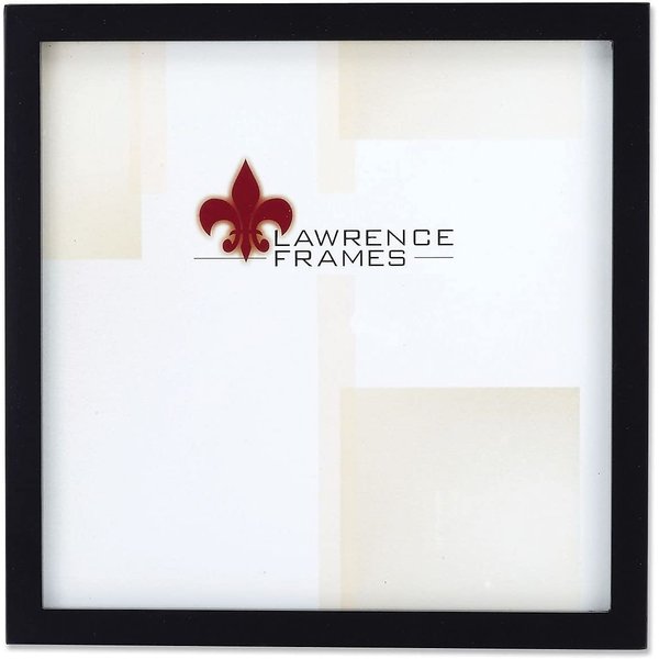Lawrence Frames 755588 Black Wood Picture Frame, 8 by 8-Inch, Black