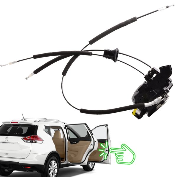 Predep Front Right Door Lock Actuator Compatible for Nissan Rogue 2008-15 Rogue Select 2014-15 Front Passenger Door Lock Latch Assembly