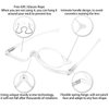 OCCI CHIARI Makeup Reading Glasses Women Magnifying Flip Lens Makeup Readers Women (Transparent, 3.0)