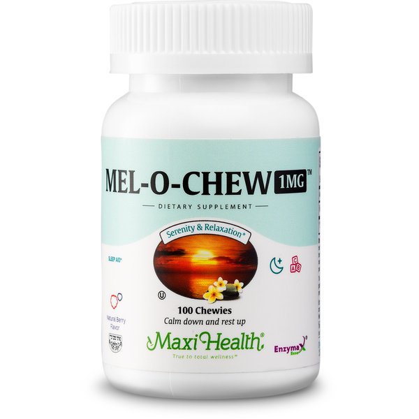 Maxi Health Mel-O-Chew Sleep Aid - 100 Chewies