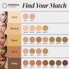 Mineral Fusion Pressed Powder Foundation, Warm 2 - Med Skin w/Yellowish Undertones, Age Defying Foundation Makeup with Matte Finish, Talc Free Face Powder, Hypoallergenic, Cruelty-Free, 0.32 Oz