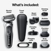 Braun Series 7 7032cs Flex Electric Razor for Men, Wet & Dry, Electric Razor, Rechargeable, Cordless Foil Shaver with Beard Trimmer and Charging Stand, Silver