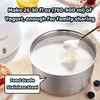 JoyMech Yogurt Maker, Compact Greek Yogurt Maker Machine with Constant Temperature Control, Stainless Steel Container, 1 Quart for Home Organic Yogurt