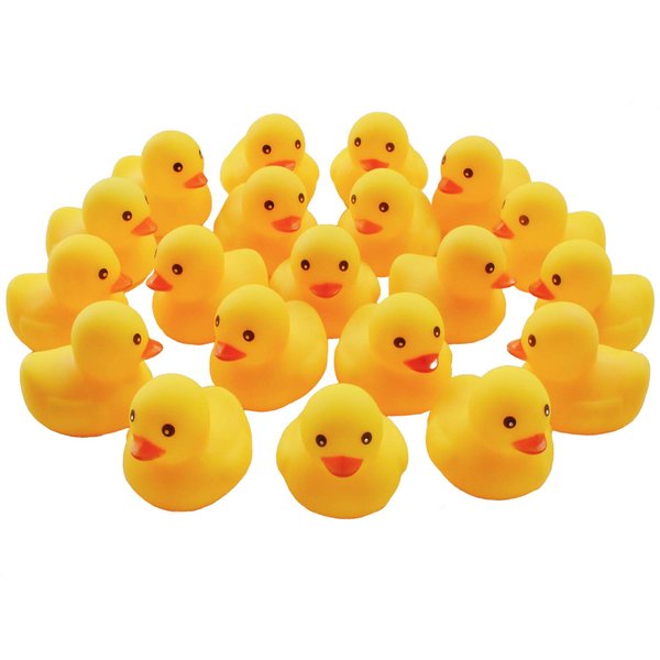 DuomiW Rubber Ducks Yellow Rubber Bath Ducks Baby Bath Toy 20 Pack (2.1'')