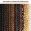 BARSDAR 26 Inch Long Braided Ponytail Extension with Hair Tie Straight Wrap Around Hair Extensions Pony Tail DIY Natural Soft Synthetic Hair Piece for Women -Dark Brown