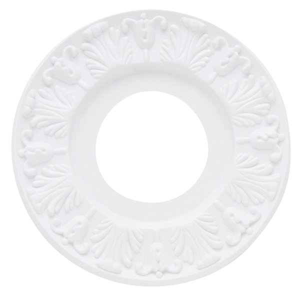 Westinghouse 7702700 Victorian Ceiling Medallion 10-Inch Dia, White Finish, 1-Pack