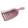 BeaverStrong Curved Vented Hair Brushes for Women, Detangling Brush Suitable for Wet, Dry, Straight or Curly Hair (Pink)