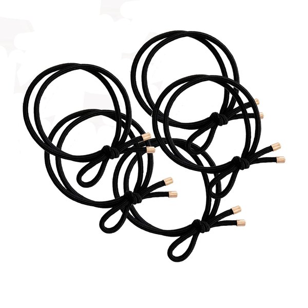 5 Pcs Fashion Women's Knotting Rubber Bands Reusable Hair Bands High Elasticity Seamless Hair Bands do Not Hurt Hair Suitable for Girls to Tie Their Hair in Daily Life(HS)