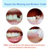 Tooth Filling Thermal Beads Do it Yourself Moldable False Teeth for Temporary Tooth Repair the Missing and Broken Tooth Replacement Kit(2 pack)