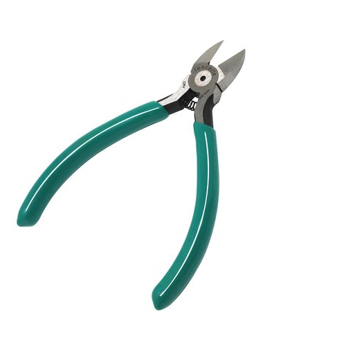 iexcell 4.5" Side Cutter Diagonal Wire Cutting Pliers Nippers Repair Tool, Green, Chrome-Vanadium Steel