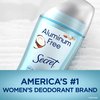Secret Aluminum Free Deodorant for Women, 48hr Odor Protection, Free of Parabens Dyes Talc & Baking Soda, Coconut Scent, 2.4 oz (Pack Of 3)