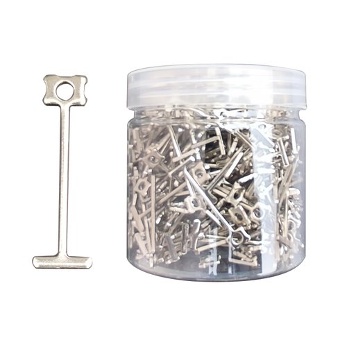 Replacement Steel Needles for Tile Leveling System, 360pcs 1/16" Leveler Reusable Spare Steel Pin Tiling Construction Tools 1.5mm for Wall Floor
