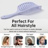 Detangling Brush, Dry and Wet Vented Detangler Hair Brush for Women and Men, Professional Paddle Curved Styling Hairbrush for Straight/Curly/Thick/Long/Wavy/Damaged Hair,Light blue…