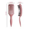 Curl Defining Brush,2024 Curly Hair Brush,Vented Hair Brush for Detangling, Shaping and Defining Curls For Women and Men Less Pulling (Pink)