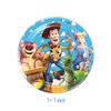 41pcs Toy Storys Party Supplies include 20 plates, 20 napkins, 1 Tablecloth for the Toy Storys birthday party decoration