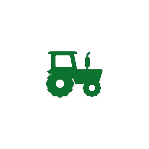 Paper Tractor Die Cuts Cutouts Farm Theme Birthday Party Decorations Supplies/Farm Classroom Bulletin Board Shapes / 25 Pieces Per Pack/Available in 12 Colors