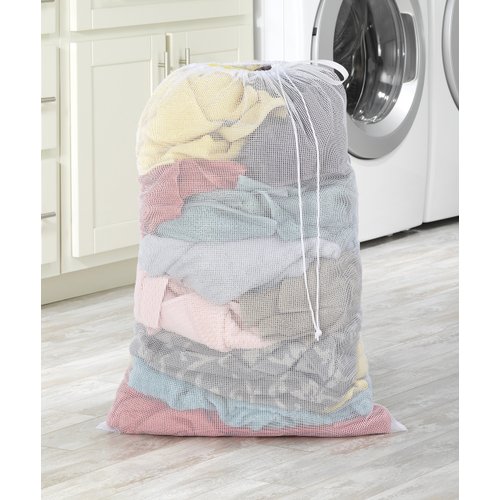 Whitmor Mesh Laundry Bag - White, 6154-111