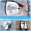 Outdoor Faucet Covers for Winter 2 Pack, Foam Outdoor Faucet Cover for Freeze Protection, Reusable Spigot Covers Winter Insulated, Outside Hose Bib Cover for Winter Insulation