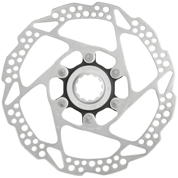 SHIMANO DISC BRAKE ROTOR 160mm CENTER LOCK SILVER
