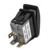 Five Oceans 3 Pin On-Off Rocker Switch - UTV Rocker Switch, Waterproof Rocker Switch 12v, LED Rocker Switch 12v for Boats - FO1526