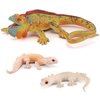 Atralo Service 3 PCS Lizards Model Figures Party Favors Toys Cake Toppers Christmas Birthday Gift for Boys Girls Kids Toddlers