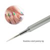 Winstonia Nail Art Water Marble Tool for Watermarbling Pattern Manicure – Pointy Stainless Steel Picker Pen