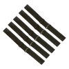 5Pcs Black Elastic Bands Adjustable Wig Band Sewing Wigs Making Tools for Making Wig Cap Accessories (2.5cm)