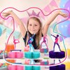 9 Pcs Gymnastics Honeycomb Centerpieces Gymnastics Party Decoration Girl Birthday Gymnastics Party Supplies Double Side Gymnastics Table Topper for Baby Shower Birthday Party Decoration