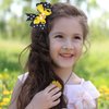 Bee Girls Hair Bows Cute Yellow Bows for Girls Spring Hair Accessories Yellow Hair Clips Hair Barrettes Bow Hair Clip for Girl for Hair Black Bow Clips Hair Decorations