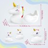 No Hole Bath Toys,Unicorn Bath Toys for Toddlers 1-3,Soft Unicorn Bathtub Toys for Kids Girls Boys Presents Set
