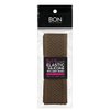 Bon New York Anti-Slip DIY Wig Grip Elastic Band with Silicone Dot - 2pcs (Brown)