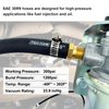 SAE 30R9 Fuel Hose Line 5/16 Fuel injection hose 5FT Length High Pressure SAE30R9 Push Lock hose 300 psi (5FT, 5/16" ID)