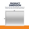 Performore 50-Pack Self-Adhesive 3x5 Index Card Pockets | Top-Loading Clear Plastic Sleeves | Durable Reusable Label Holders for Bulletin Boards, Walls, Storage Bins, and Classrooms