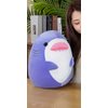 COSGOO 17 Inch Soft Purple Shark Plush Hugging Pillow Cute Shark Stuffed Animal Plushies Shark Doll Toy Kids Stuffed Animals Shark Plush Toys for Birthday, Valentine, Christmas or Daily¡­