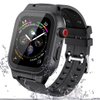 Labold Waterproof Case with Band for Apple Watch 45mm 44mm 42mm 41mm 40mm 38mm, IP68 Water Proof 100% Full Body Rugged Case with Screen Protector for iWatch Series 9 8 7 6 5 4 3 2 SE SE2, Black