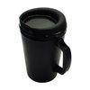34 Oz ThermoServ Foam Insulated Coffee Mugs - Black