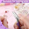 SPEEDWOX 3-Inch Diagonal Cutters Small Wire Cutters Flush Cutting Pliers For Jewelry Making Floral Wire Cutters Zip Tie Cutters Mini Wire Cutting Tool Snips Cutters Side Cutters Pliers